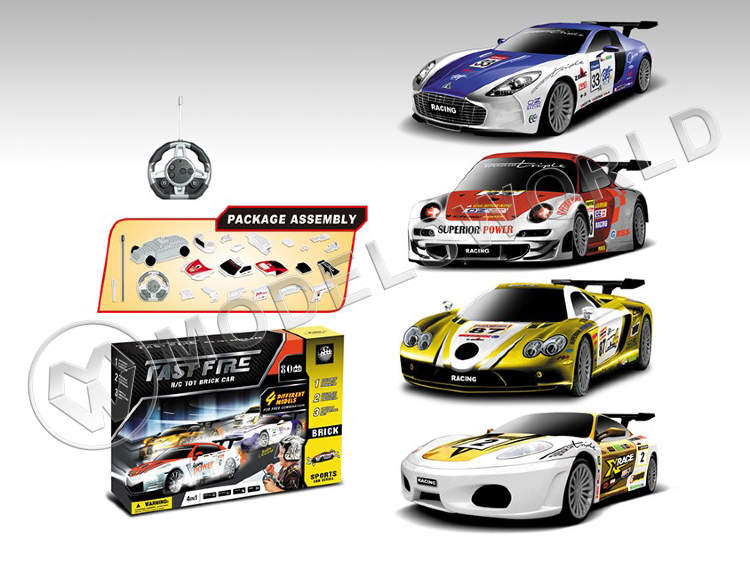 Радиоуправляемая модель-конструктор - автомобили Mclaren, Ferrari, Aston Martin и Porsche - фото 1