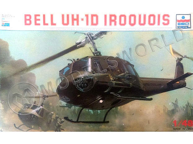 Склеиваемая пластиковая модель Многоцелевой вертолет Bell UH-1D Iroquois. Масштаб 1:48 - фото 1