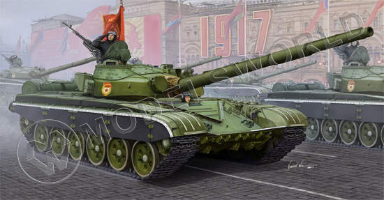 Склеиваемая пластиковая модель танк Т-72Б. Масштаб 1:35 - фото 1