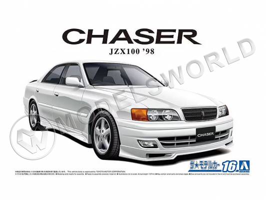 Склеиваемая пластиковая модель автомобиль Toyota Chaser Tourer V '98 JZX100. Масштаб 1:24