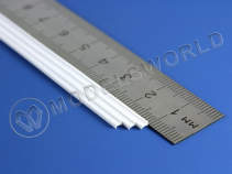 Двутавр пластиковый 2.5х1.5 мм, 4 шт