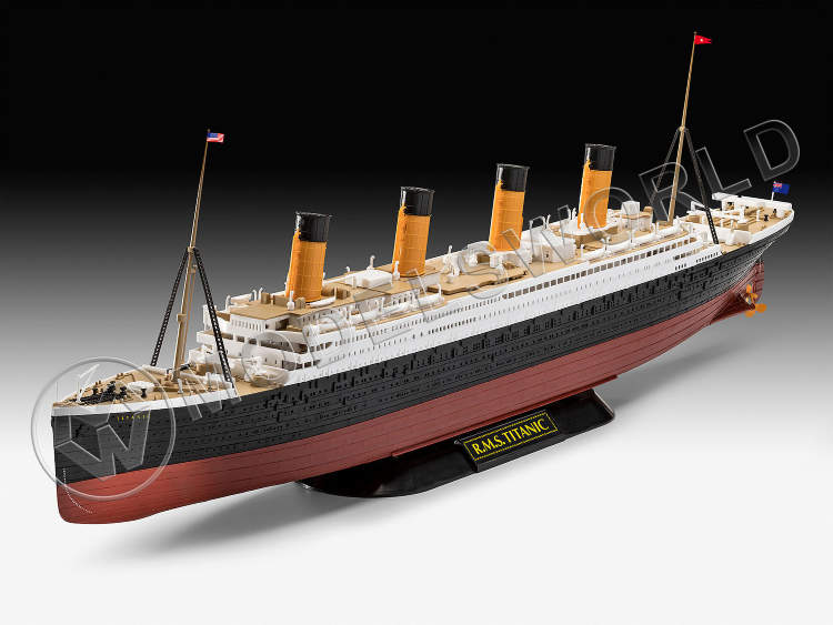 Склеиваемая пластиковая модель Титаник. Масштаб 1:600 - фото 1