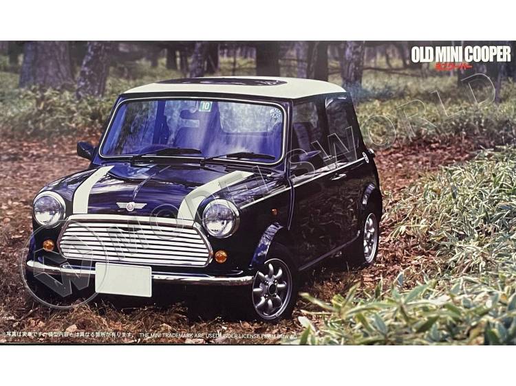 Склеиваемая пластиковая модель Old Mini Cooper 1.3i. Масштаб 1:24 - фото 1