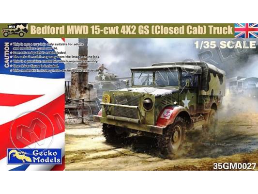 Склеиваемая пластиковая модель Автомобиль Bedford MWD 15-cwt 4x2 GS + МАСКИ. Масштаб 1:35