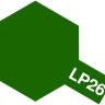 Лаковая матовая краска Tamiya LP-26 Dark Green JGSDF, 10 мл