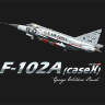 Склеиваемая пластиковая модель самолета F-102A (Case X). Масштаб 1:72