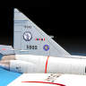 Склеиваемая пластиковая модель самолета F-102A (Case X). Масштаб 1:72