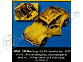 Конверсионный набор для VW Beetle typ 92 SS - Интерьер, CMK. Масштаб 1:35