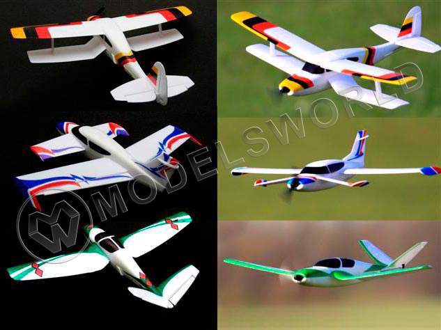 Радиоуправляемая модель самолета Snap&Fly 3 in 1 (Biplane, Canard, V-tail), с электродвигателем, версия: RTF, 3ch, 2.4G - фото 1