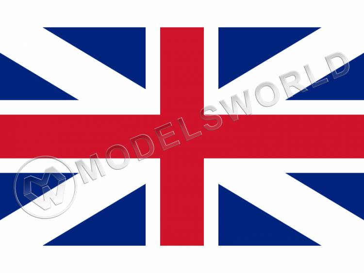 Флаг Британской Империй (1707-1800). Размер 16х10 мм - фото 1
