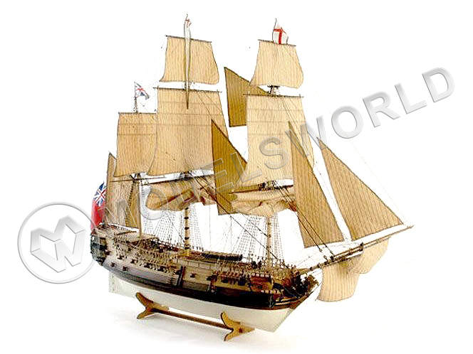 Набор для постройки модели корабля HMS FALMOUTH. Масштаб 1:75 - фото 1