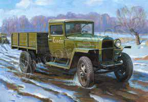 Склеиваемая пластиковая модель Советский армейский грузовик 1.5 т образца 1943 г. "Полуторка". Масштаб 1:35 - фото 1
