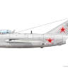 Склеиваемая пластиковая модель самолета MiG-15bis Масштаб 1:72