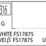 Краска водоразбавляемая художественная MR.HOBBY WHITE FS17875 (глянцевая), 10 мл
