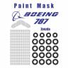 Окрасочная маска на Boeing 787 Dreamliner, Звезда. Масштаб 1:144