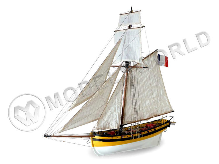 Набор для постройки модели корабля Le RENARD. Масштаб 1:50 - фото 1