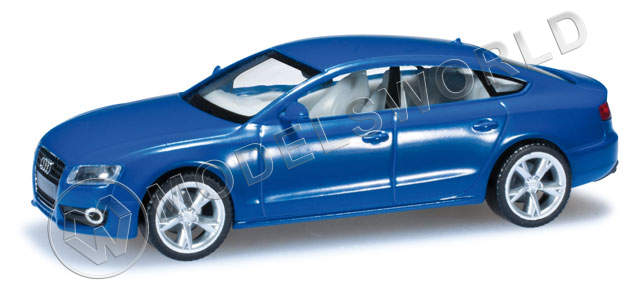 Модель автомобиля Audi A5 Sportback, синий. H0 1:87 - фото 1