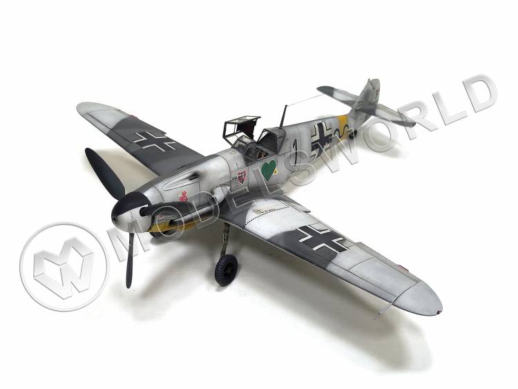Готовая модель самолета Bf-109F-2 в масштабе 1:48 - фото 1