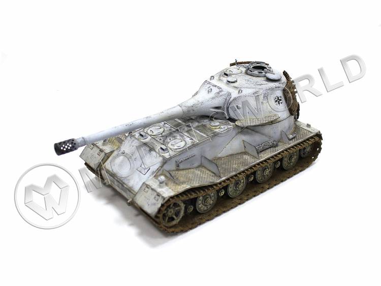Готовая модель, проектный немецкий танк VK 7201 Лев в масштабе 1:35 - фото 1