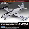 Склеиваемая пластиковая модель самолета T-33A USAF. Масштаб 1:48
