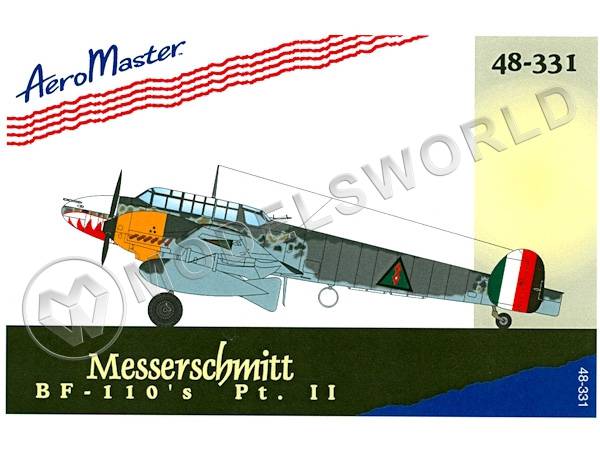Декаль Messerschmitt Bf-110'S, часть 2. Масштаб 1:48 - фото 1