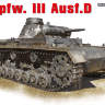 Склеиваемая пластиковая модель Средний танк Pz.Kpfw III Ausf D. Масштаб 1:35
