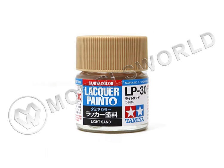 Лаковая матовая краска Tamiya LP-30 Light Sand, 10 мл - фото 1