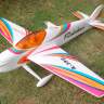 Радиоуправляемая модель самолета Rainbow F3A 3D Aerobatic, с бесколлекторным электродвигателем, версия: RTF, 4ch, 2.4G, цвет Red