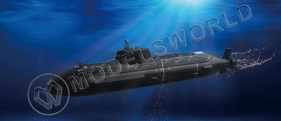 Склеиваемая пластиковая модель подвоной лодки HMS Astute. Масштаб 1:350 - фото 1