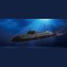 Склеиваемая пластиковая модель подвоной лодки HMS Astute. Масштаб 1:350
