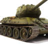 Готовая модель, танк Т-34/85 в масштабе 1:35