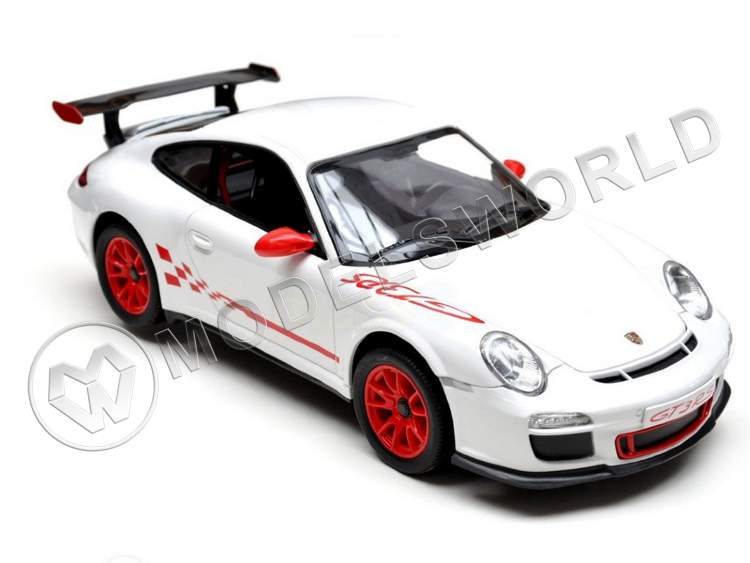 Радиоуправляемая модель автомобиля Rastar Porsche GT3 RS белый 27MHZ 1:24 - фото 1