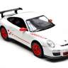 Радиоуправляемая модель автомобиля Rastar Porsche GT3 RS белый 27MHZ 1:24