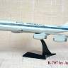 Склеиваемая пластиковая модель авиалайнер Боинг 707. Масштаб 1:144