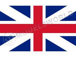 Флаг Британской Империй (1707-1800). Размер 73х45 мм