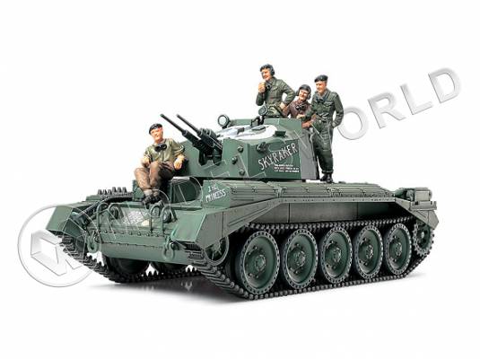 Склеиваемая пластиковая модель Британский зенитный танк Crusader Mk.3. Масштаб 1:48