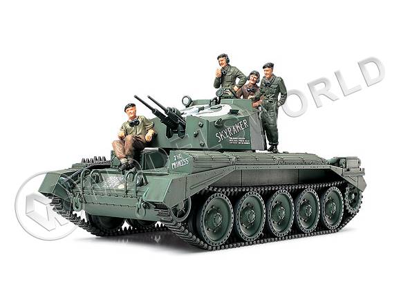 Склеиваемая пластиковая модель Британский зенитный танк Crusader Mk.3. Масштаб 1:48 - фото 1