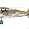 Склеиваемая пластиковая модель самолета Gladiator Масштаб 1:48