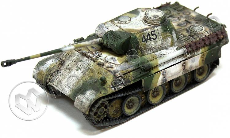 Готовая модель немецкий танк Panther D в масштабе 1:72 - фото 1