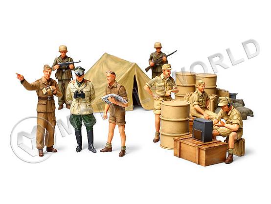 Фигуры немецких солдат, германский африканский корпус. Масштаб 1:48 - фото 1