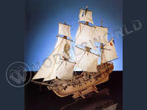 Набор для постройки модели корабля TONNANT приватирский корвет XVIII в. Масштаб 1:50