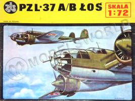 Склеиваемая пластиковая модель Самолет PZL-37A(B) LOS (Без коробки, в пакете). Масштаб 1:72