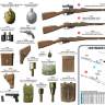 Советское пехотное оружие и амуниция. Масштаб 1:35