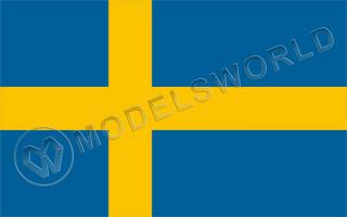Шведы флаг. Размер 125х80 мм