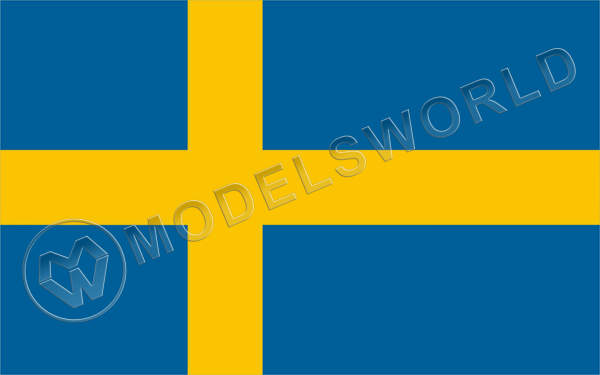 Шведы флаг. Размер 125х80 мм - фото 1