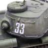 Готовая модель, советский тяжелый танк ИС-2 в масштабе 1:35
