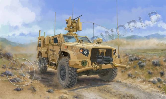 Склеиваемая пластиковая модель бронеавтомобиль M1278 JLTV. Масштаб 1:72