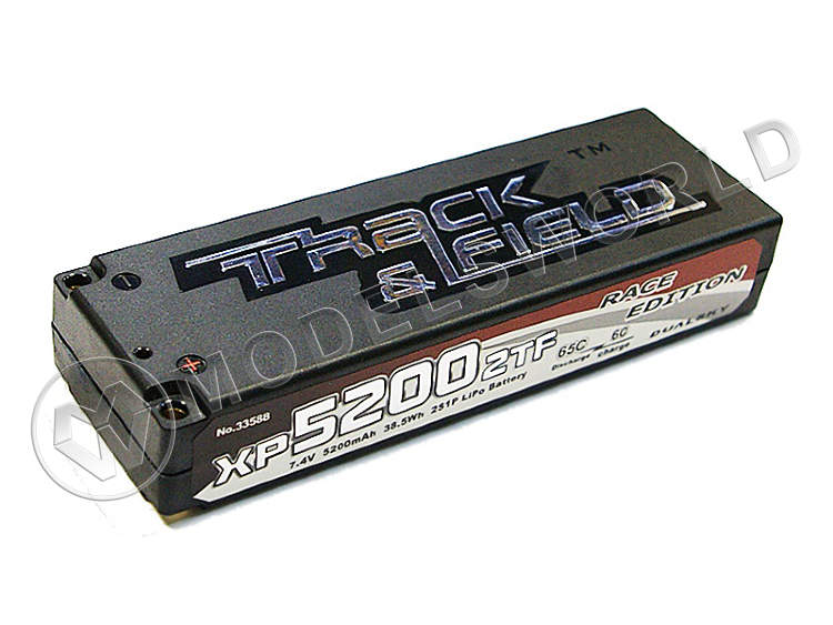 Аккумулятор Dualsky TF Li-Po 7.4V, 5200mAh, 65C - фото 1