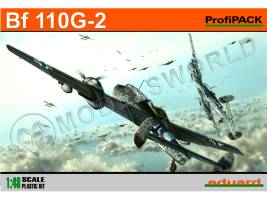 Склеиваемая пластиковая модель Немецкий истребитель Bf-110G-2. ProfiPACK. Масштаб 1:48