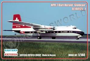 Склеиваемая пластиковая модель HPR-7 Dart Herald "Globeair". Масштаб 1:144